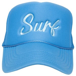 Surf Embroidered Neon Hats