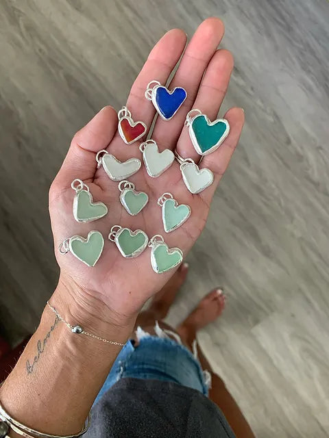 Seaglass Heart Necklace
