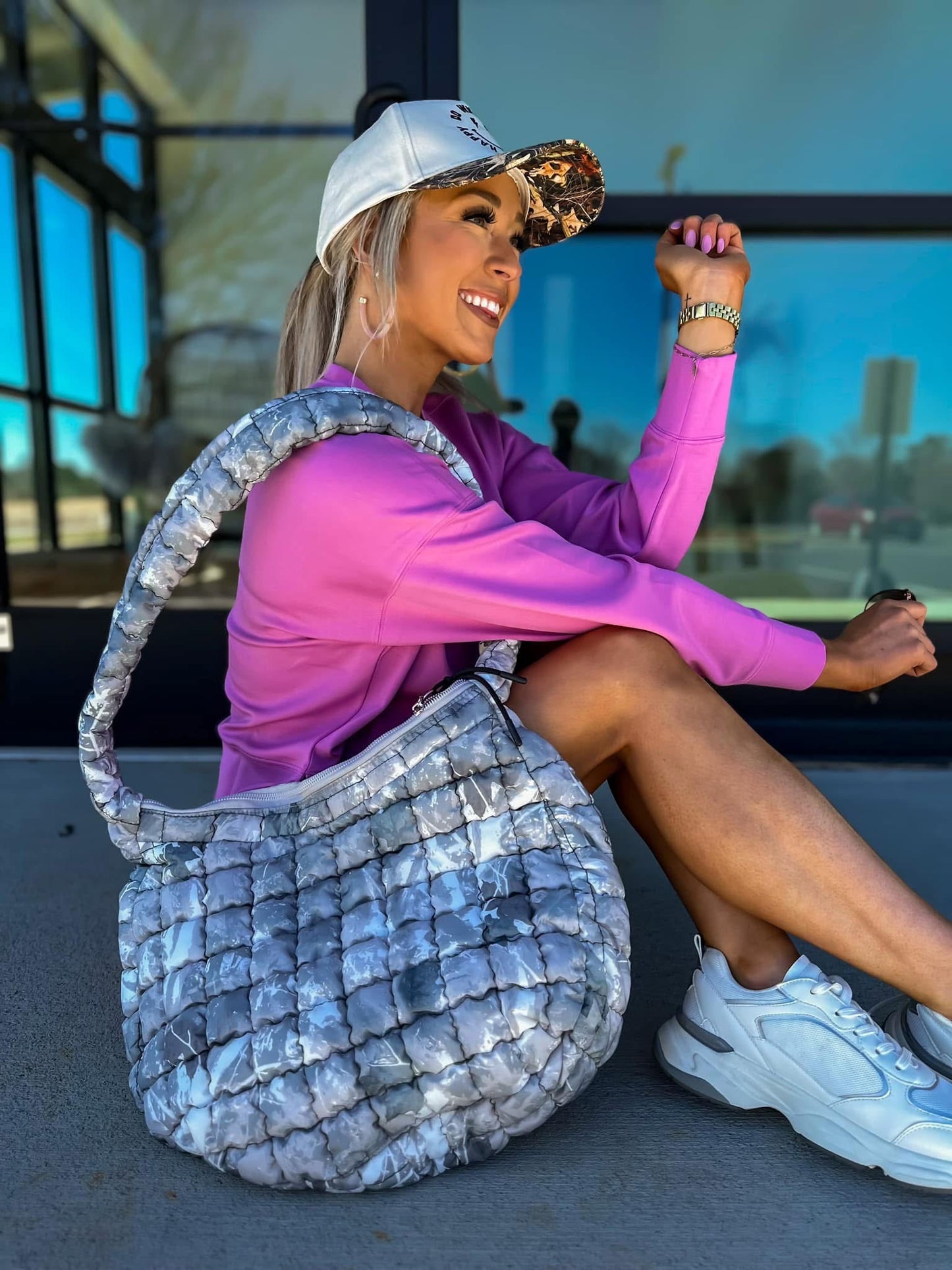 PREORDER Duck Camo Quilted Bag