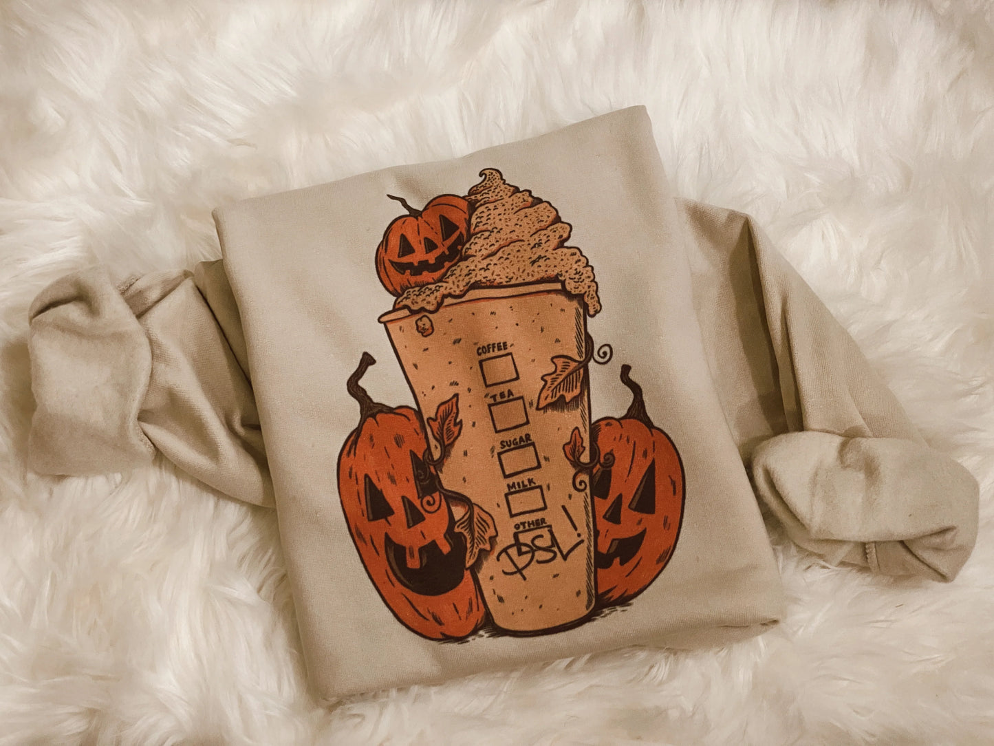 PSL Pumpkin Coffee Tee/Sweatshirt