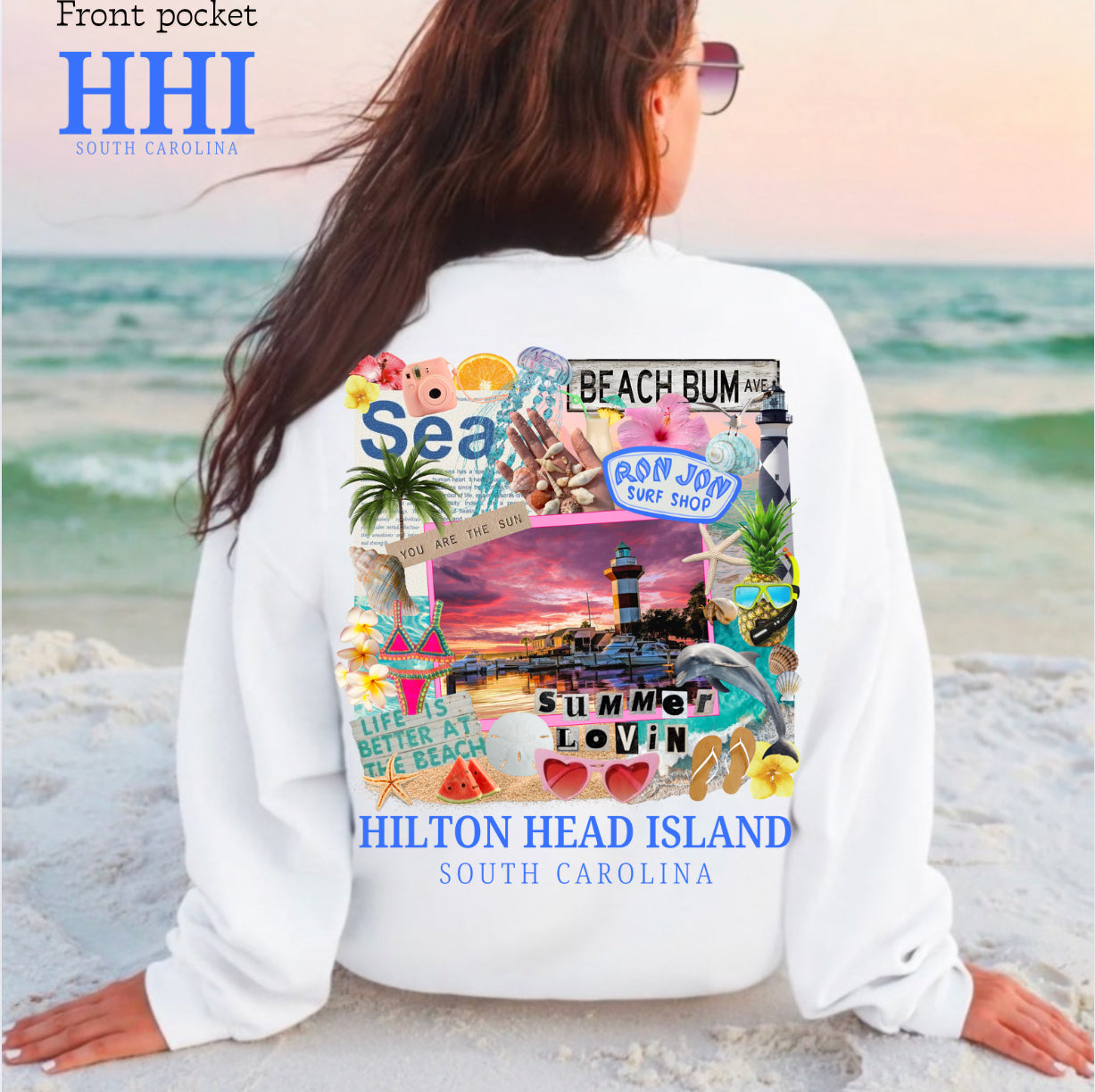 Hilton Head Island Collage Tee/Sweatshirt