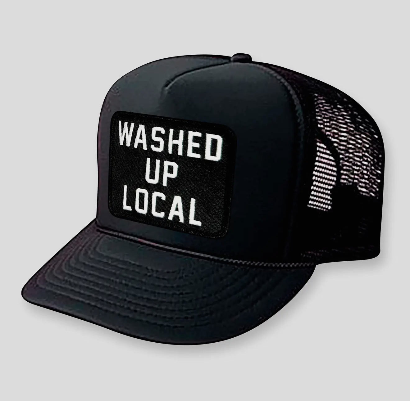 Washed Up Local Patch Trucker Hat