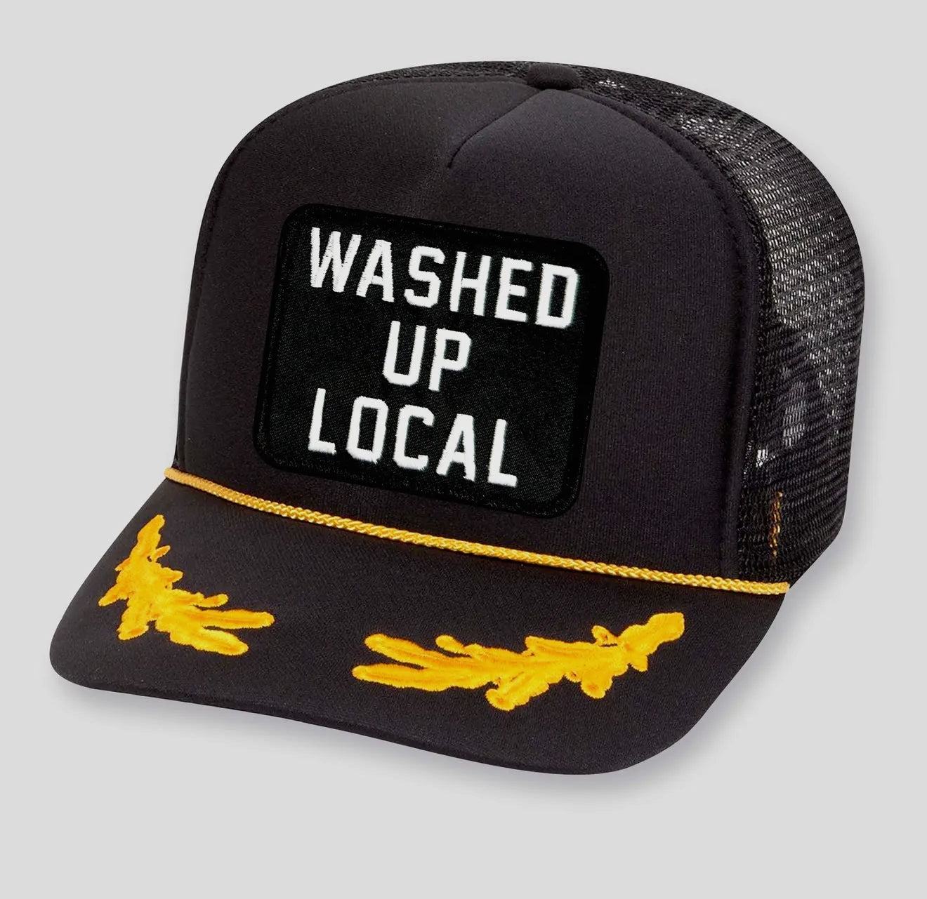 Washed Up Local Patch Trucker Hat