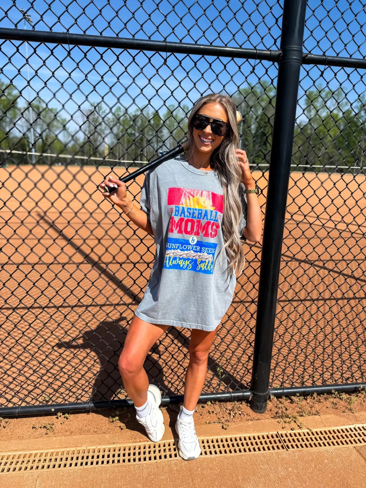 Baseball Moms Sunflower Seeds Tee
