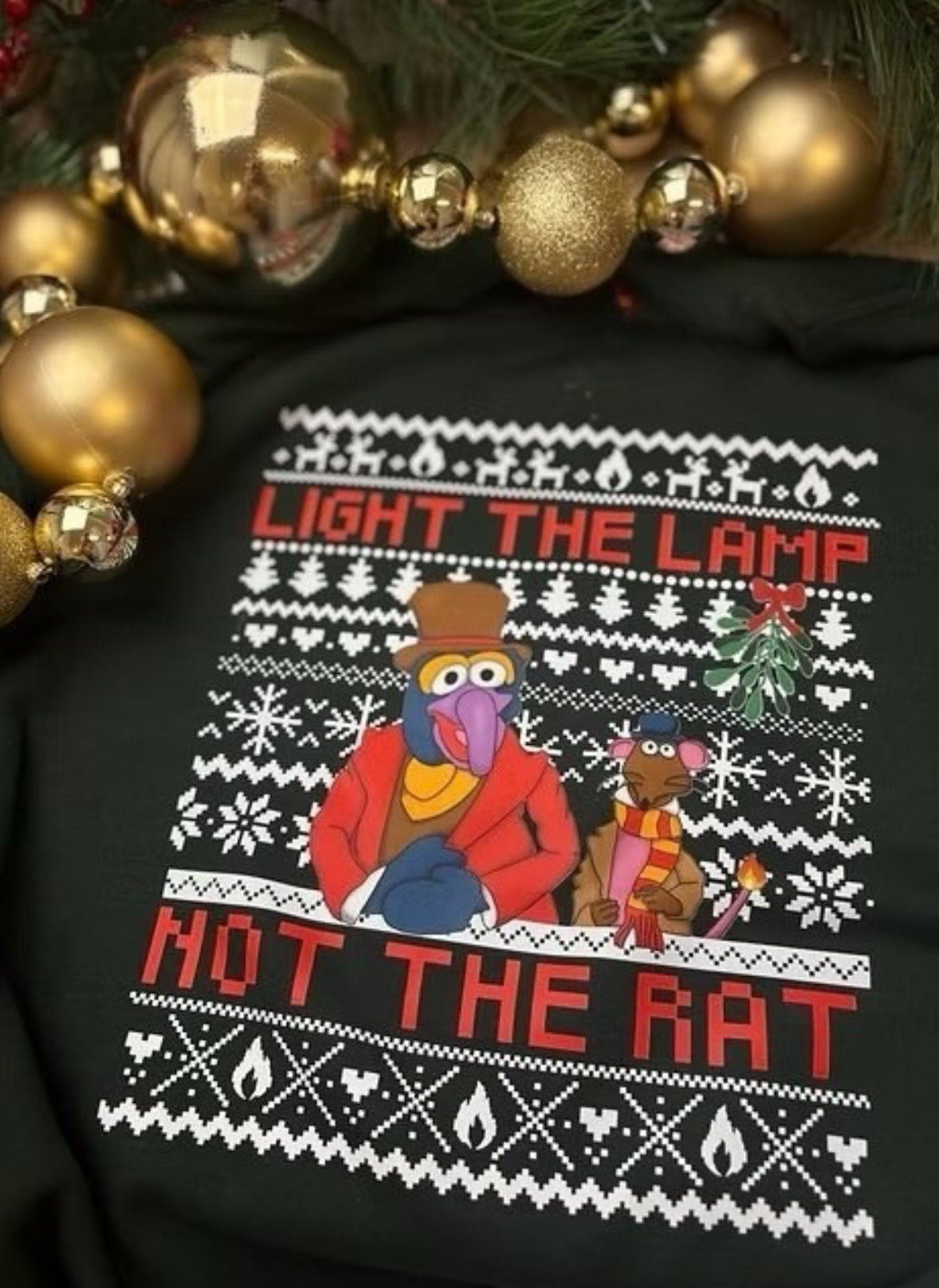 “Light the Lamp Not the Rat” Tee/Crewneck
