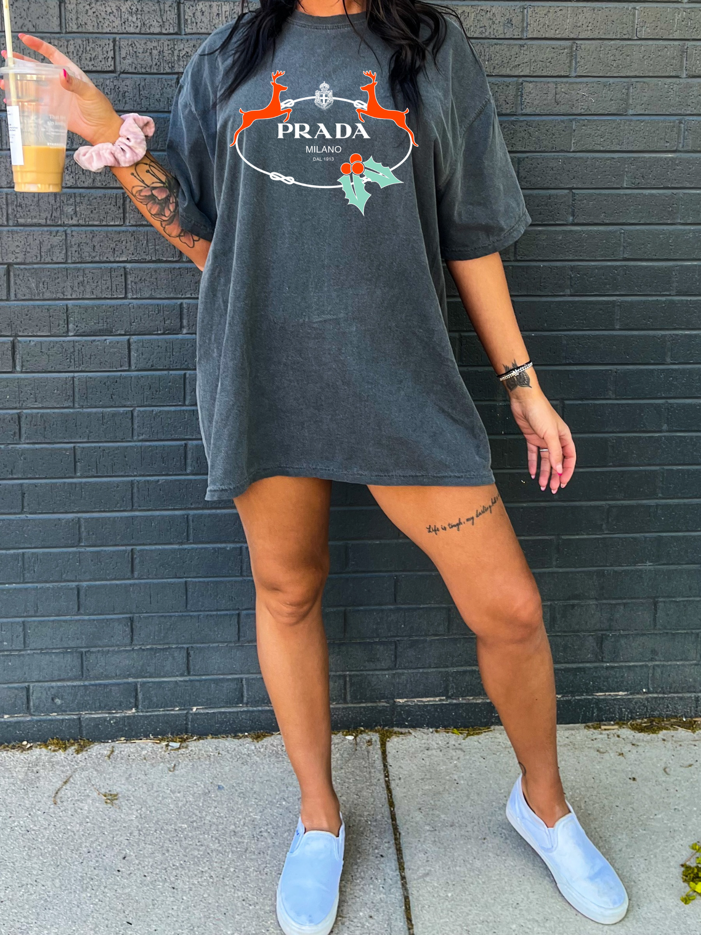 Preppy Reindeer Tee/Sweatshirt