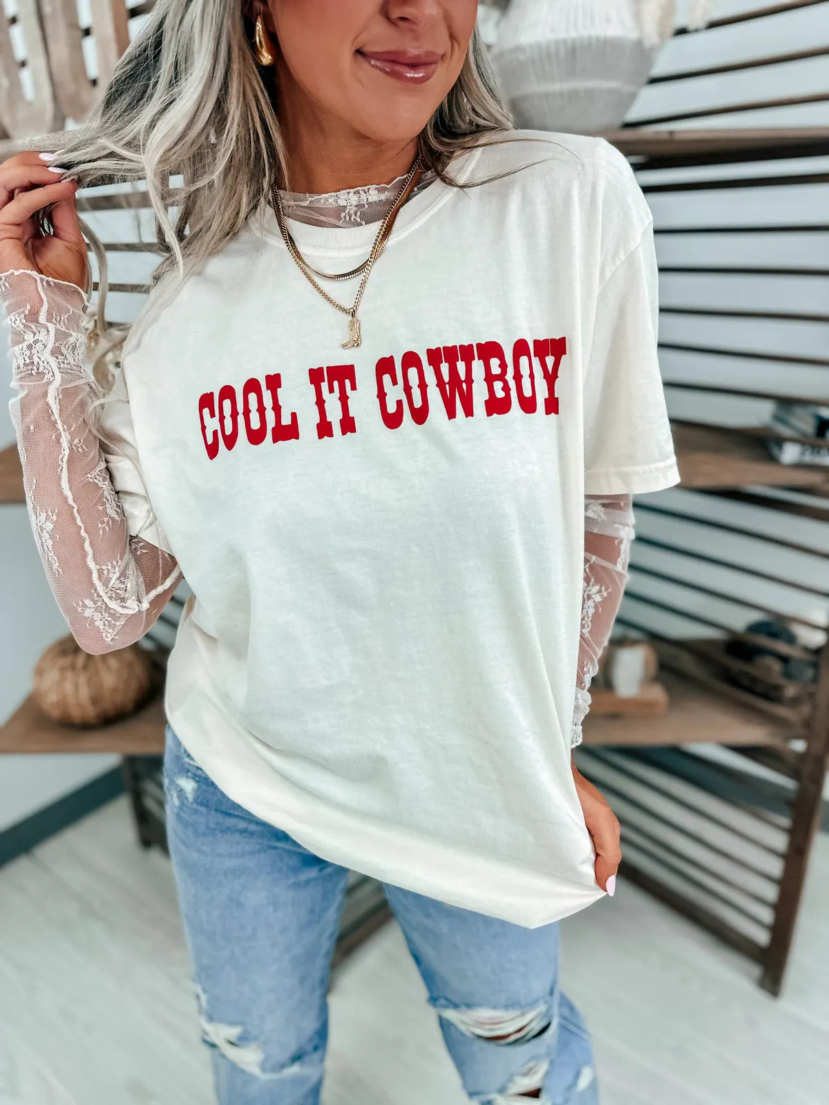 Cool it Cowboy Tee