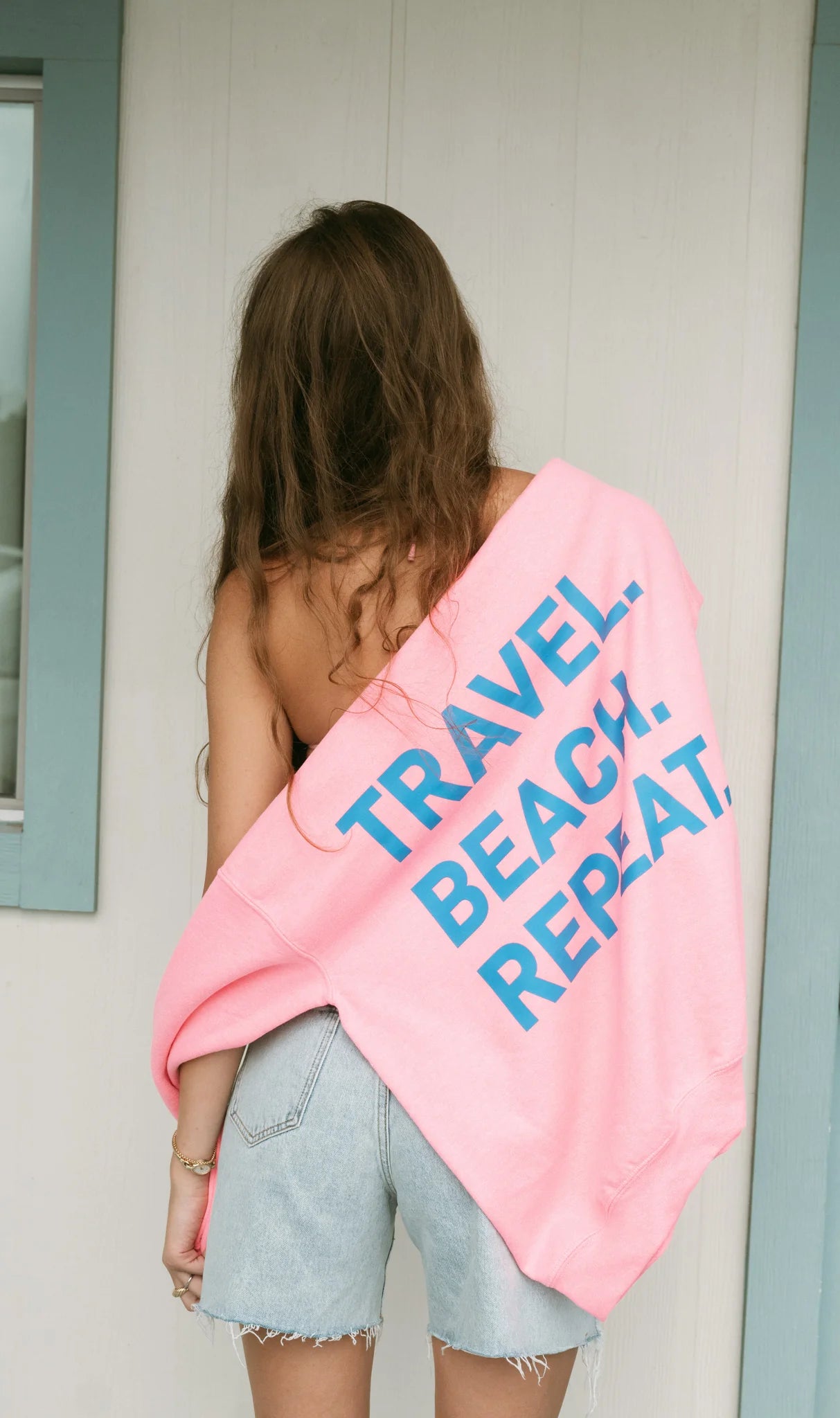 Travel. Beach. Repeat. Sweatshirt