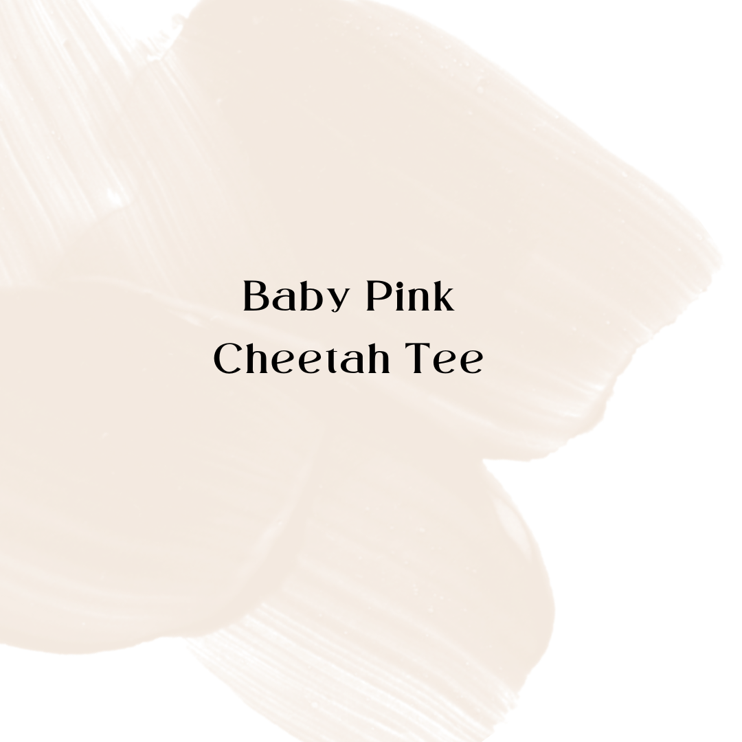 Baby Pink Cheetah Tee