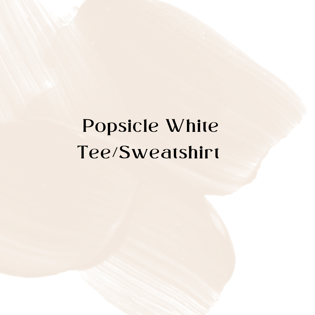 Popsicle White Tee/Sweatshirt