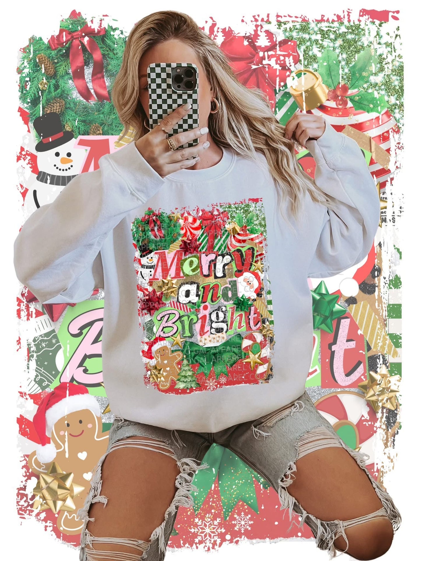 Merry & Bright Tee/Sweatshirt