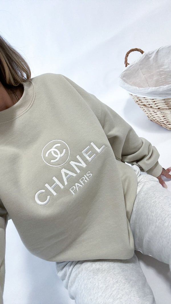 Preppy Embroidered Tees/Sweatshirts