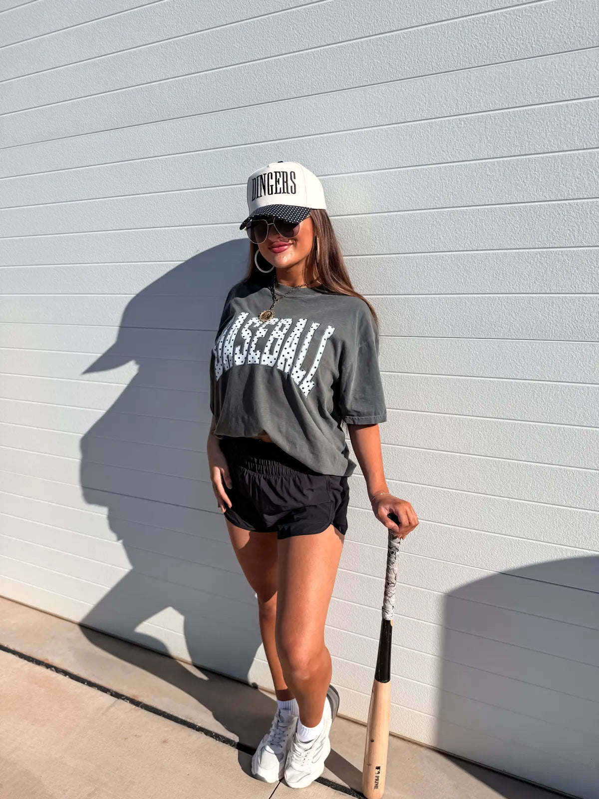 Polka Dots Baseball Tee