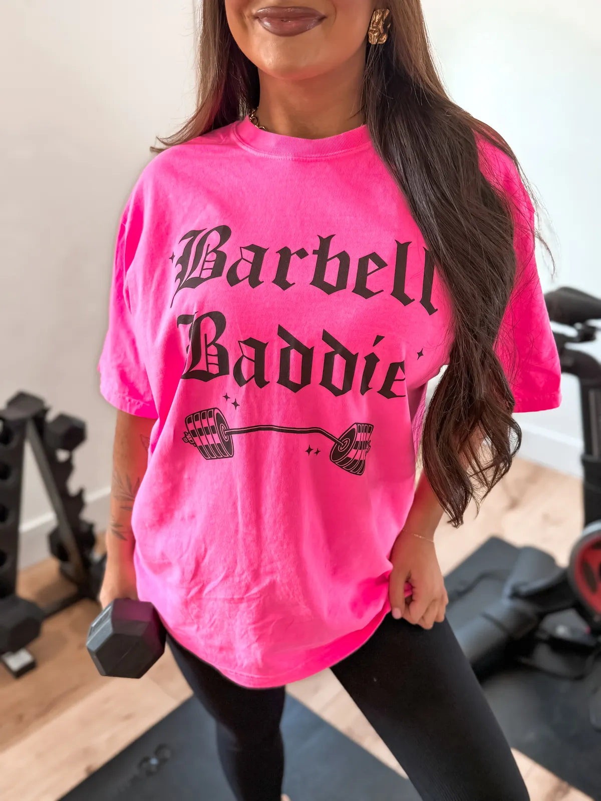 Barbell Baddie Tee/Sweatshirt