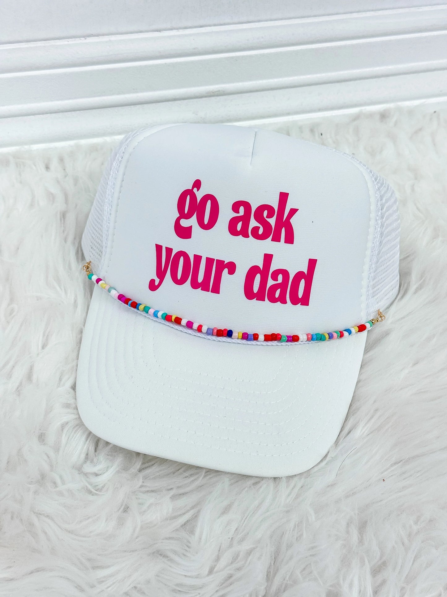 Go Ask Your Dad Trucker Hats