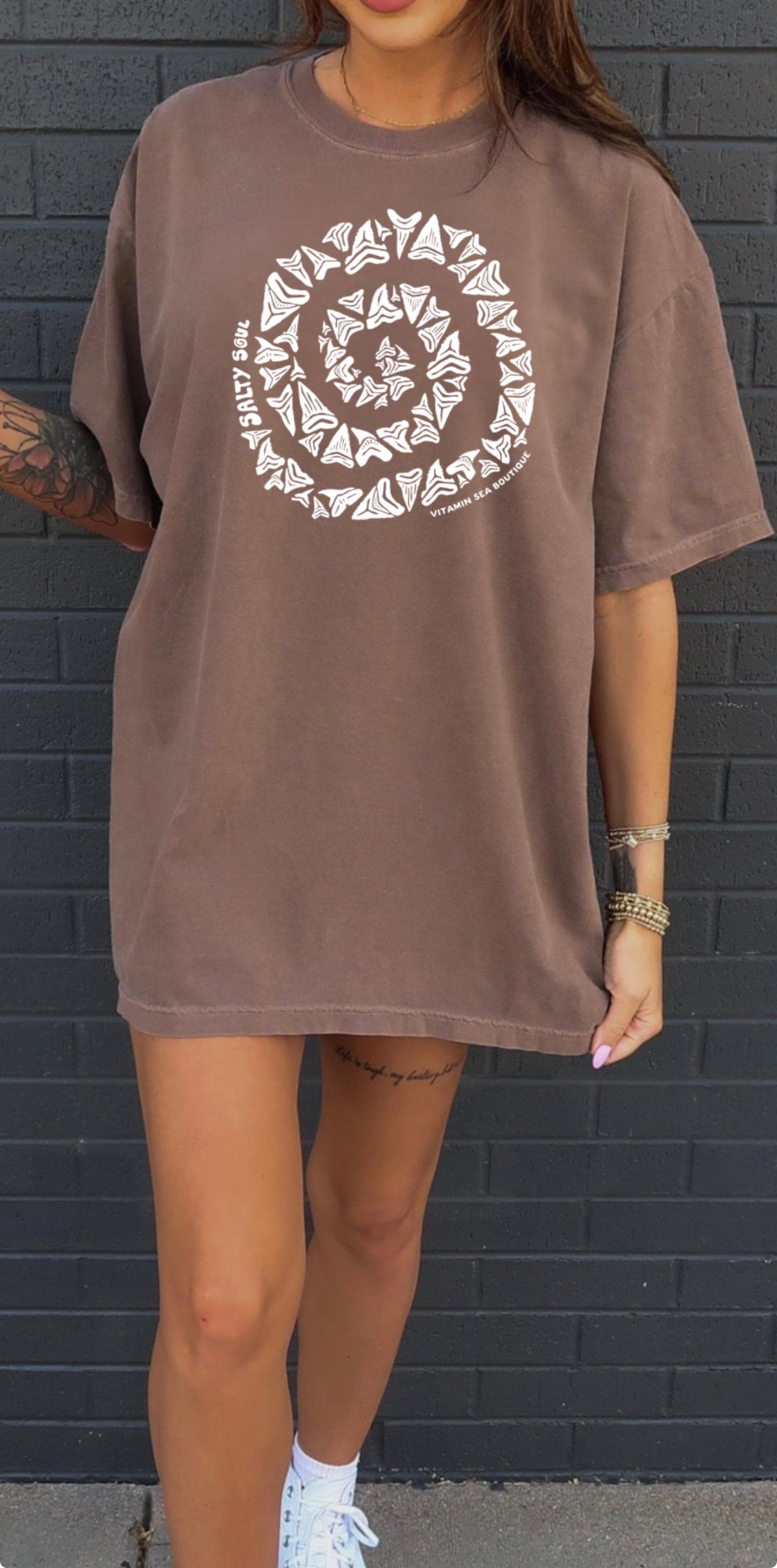 Salty Soul Shark Tooth Tees