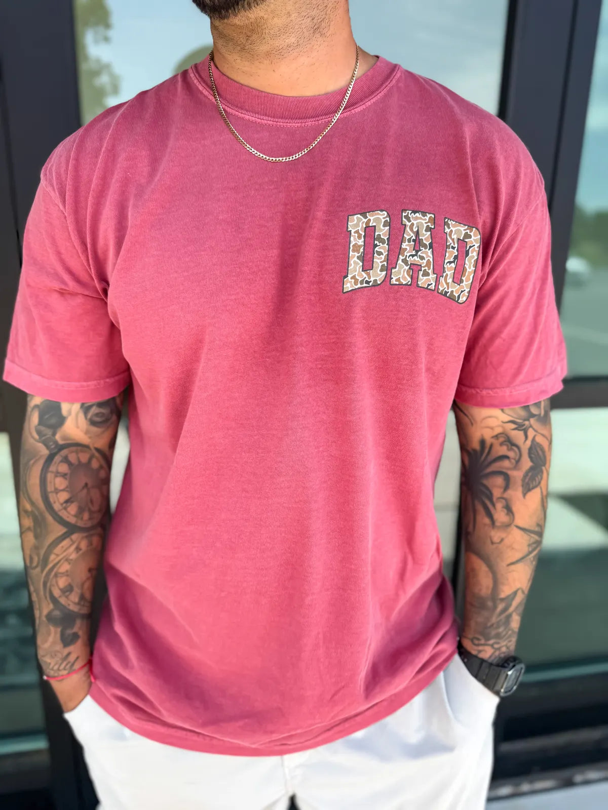 Dad Duck Camo Tee