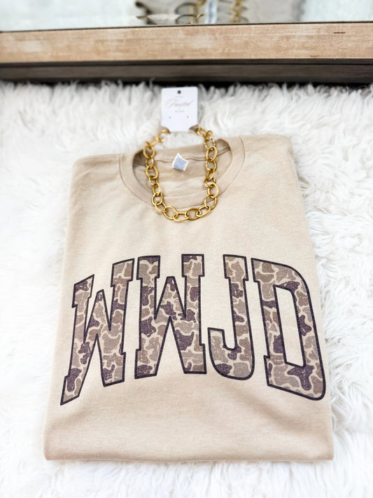 WWJD Duck Camo Tee
