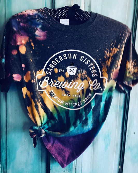 Sanderson Sisters Brewing Co Tye Dye Tee