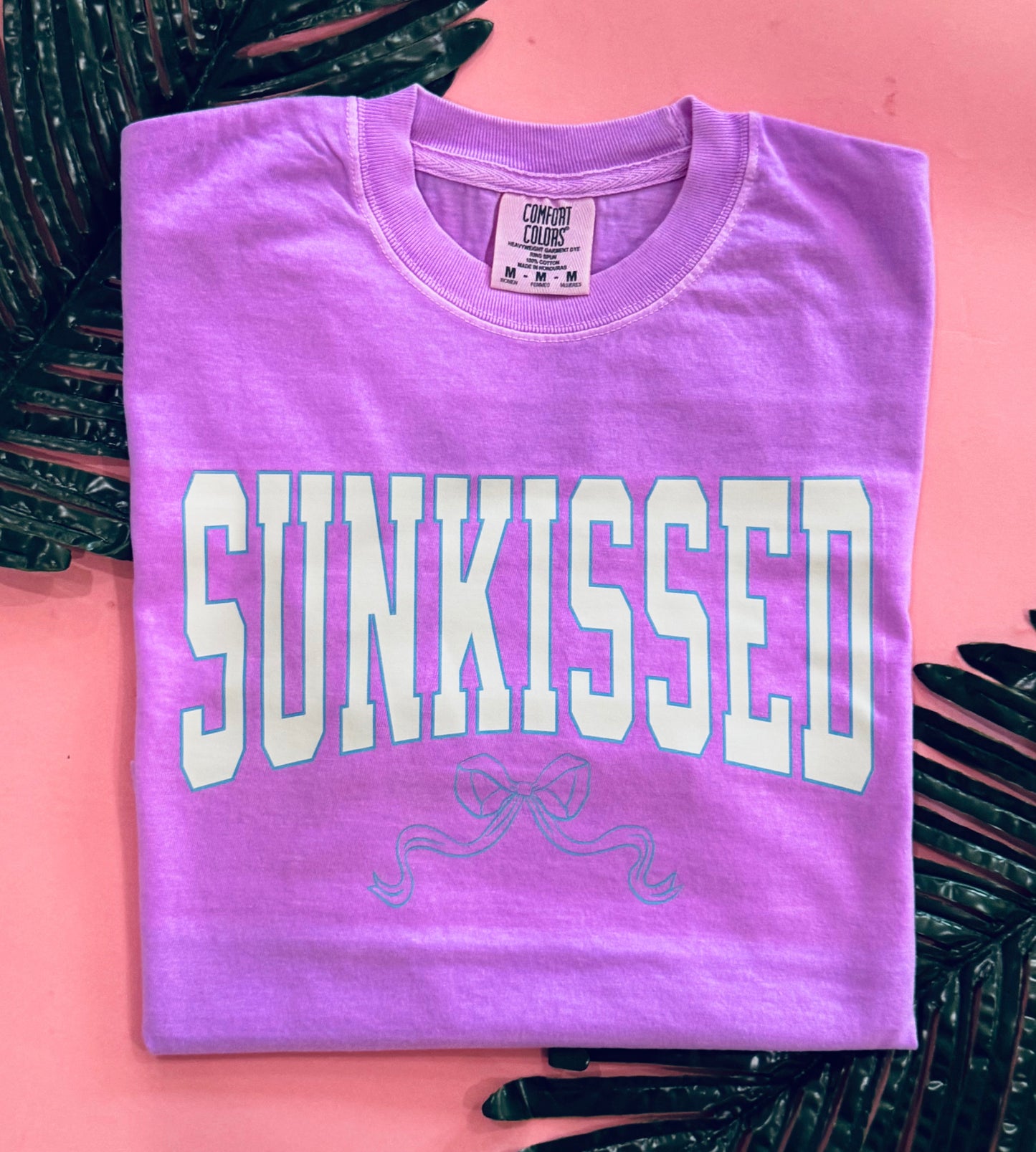 Neon Sunkissed Bow Tee/Crops