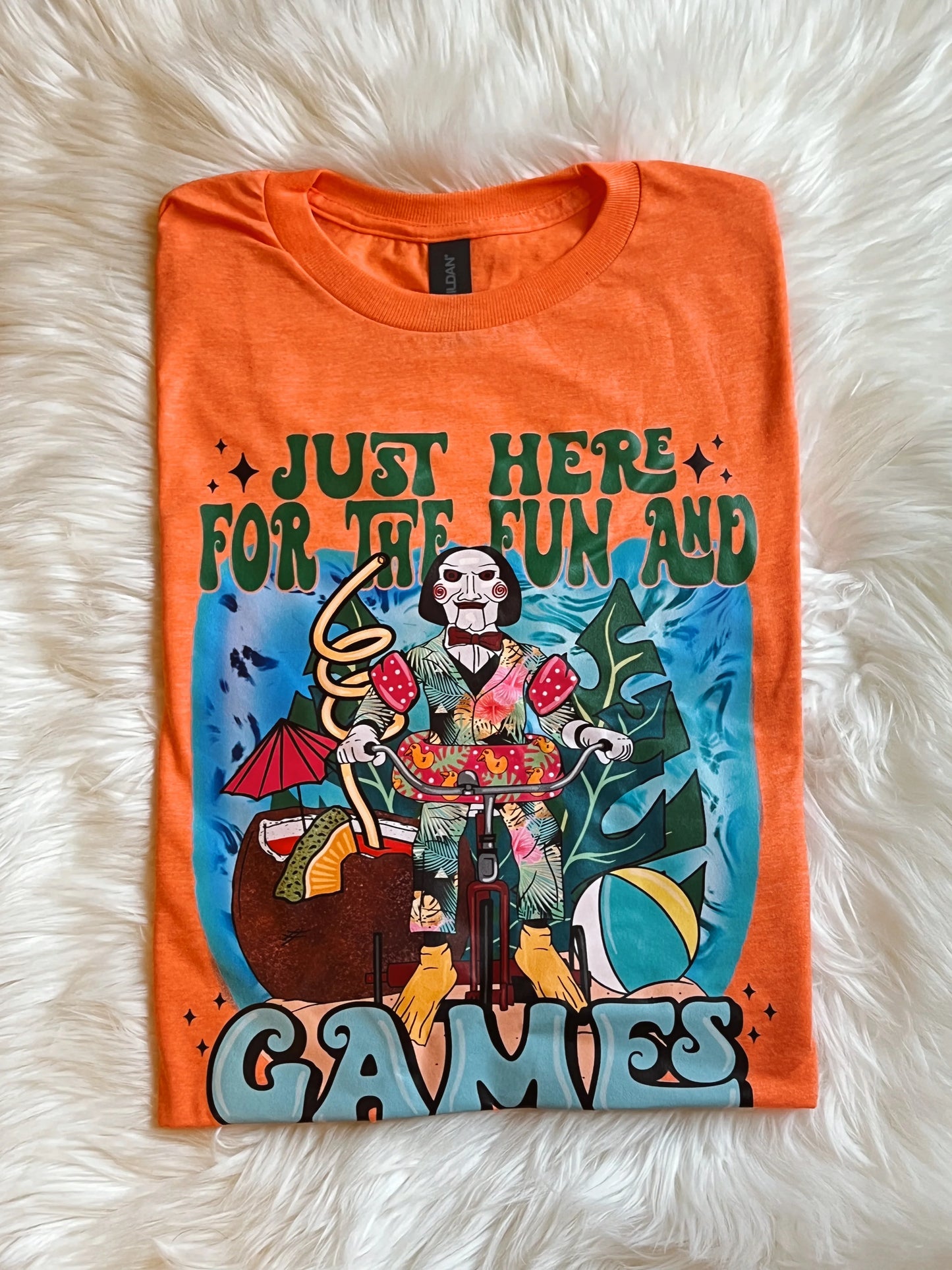 Tropical Fun and Games Horror Tee