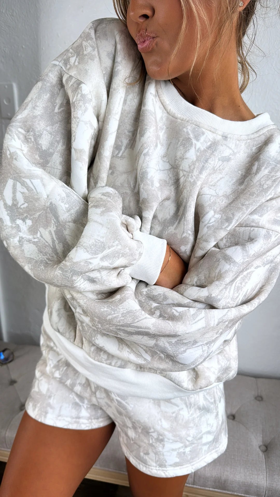 Cozy Light Camo Lounge Set