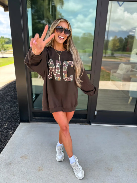 Custom Duck Camo States Sweatshirt
