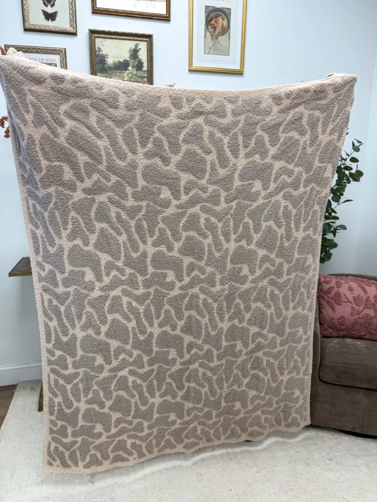 PREORDER Reversible Neutral Marsh Camo Cozy Blanket
