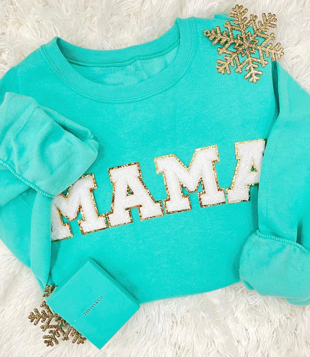Mama Letter Patch Sweatshirt or Tee