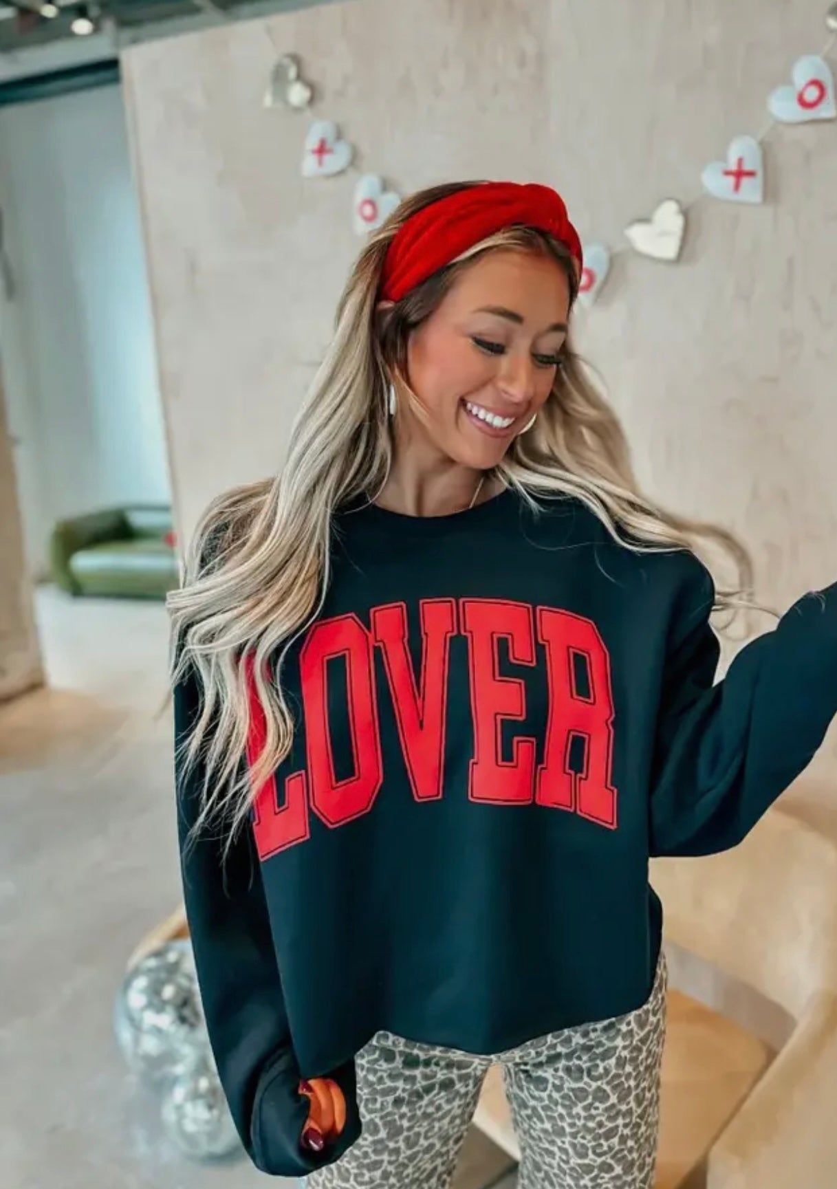 Lover Black Sweatshirt