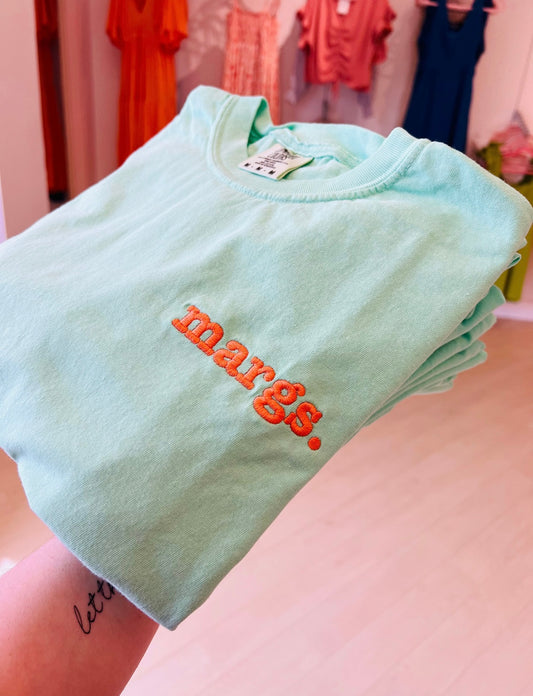 MARGS Embroidered Tee (Mint)