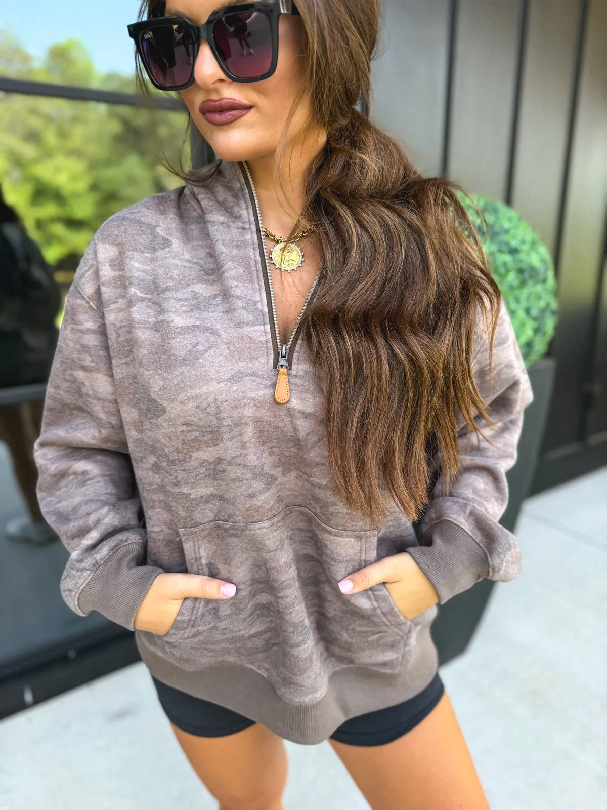 Preorder Smoked Oak Camo Comfort Quarter Zip