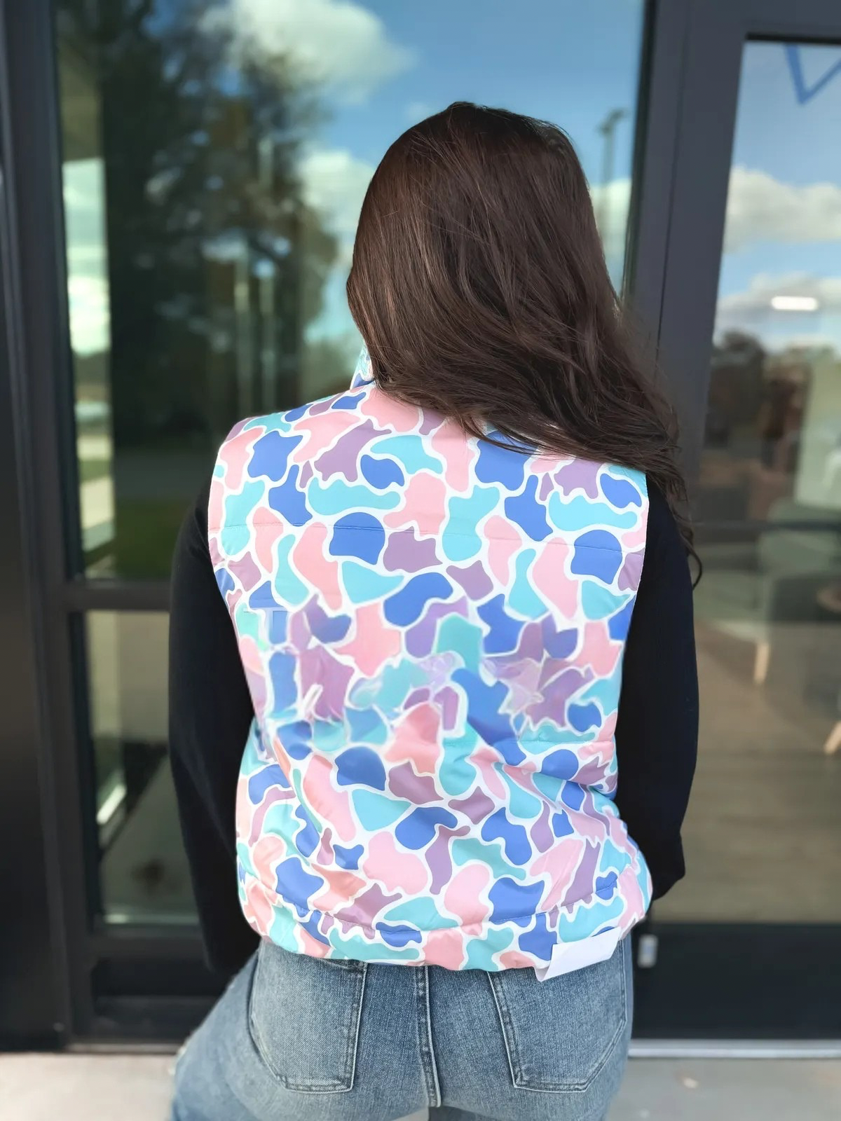 PREORDER Pastel Duck Camo Puffer Vest