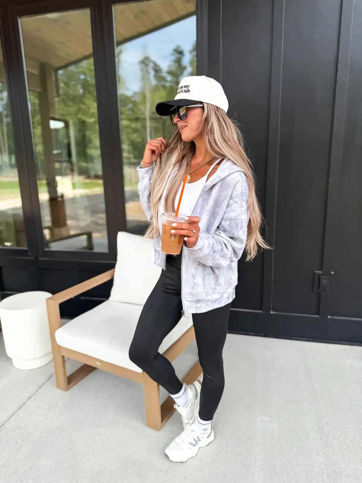 PREORDER Full Zip Camo Light Gray Jacket