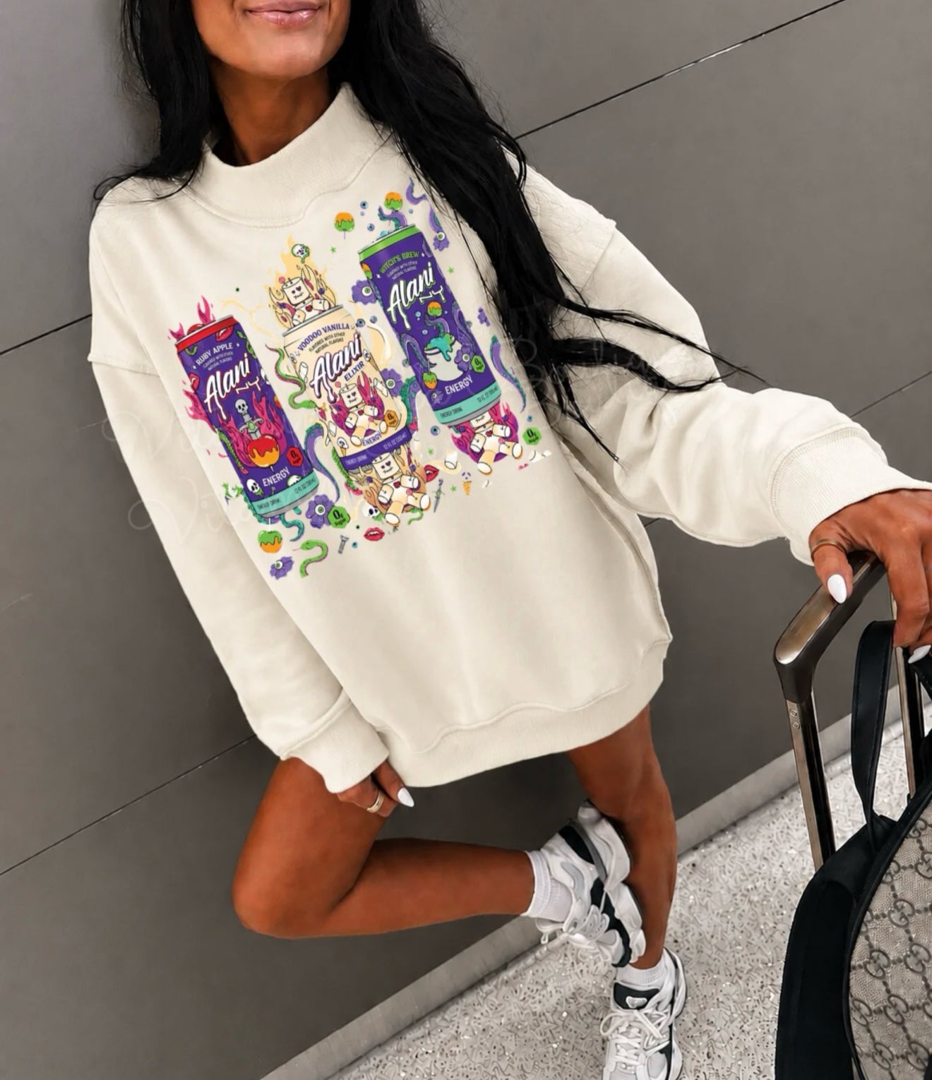 Spooky Sip Club Mockneck