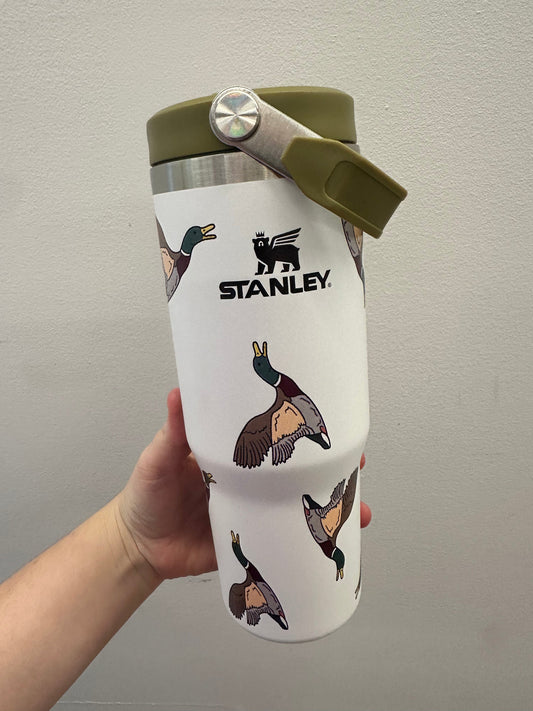 30oz Mallard Ducks Flip Straw Tumbler