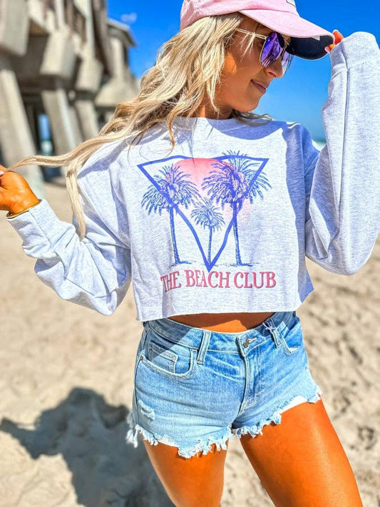 The Beach Club Cropped Crew