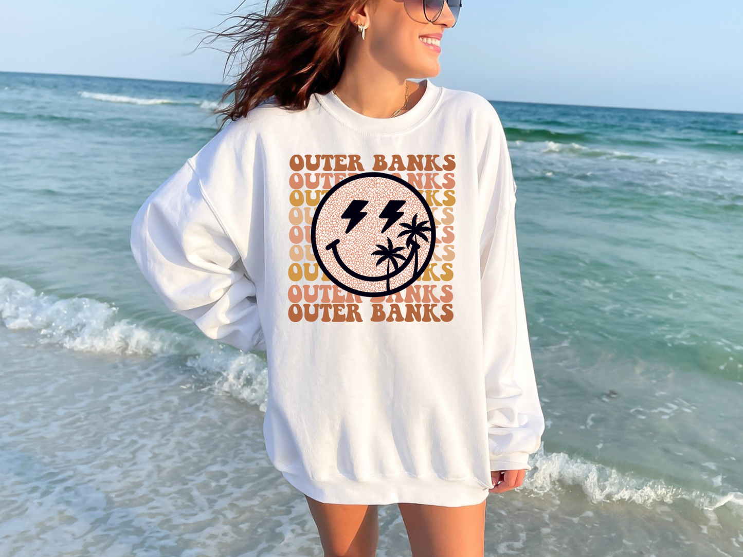 OBX Smiley Tank Top/Sweatshirt