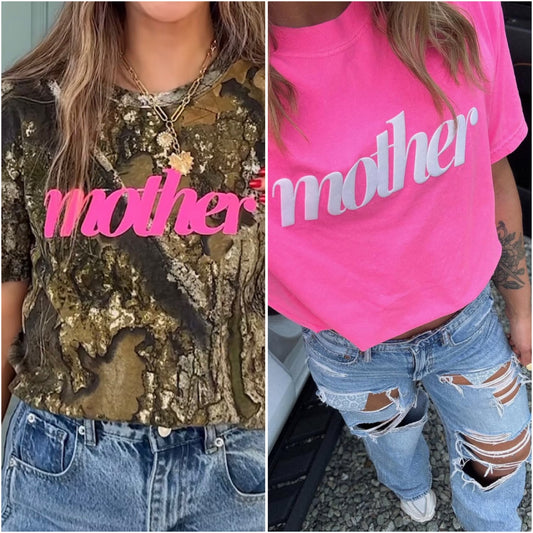 Mother Neon Puff Tee