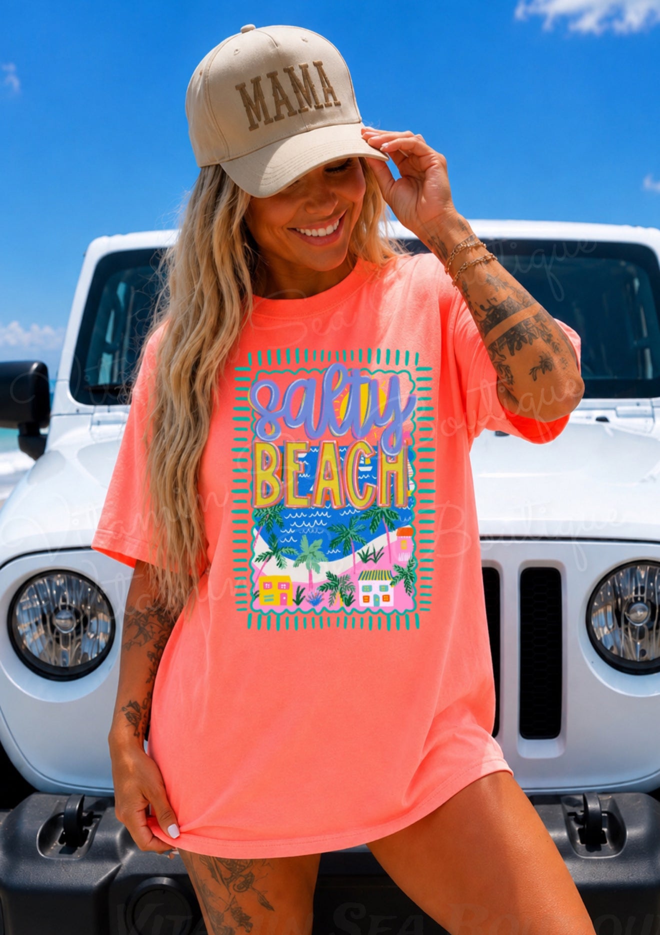 Salty Beach Tee/Sweatshirt