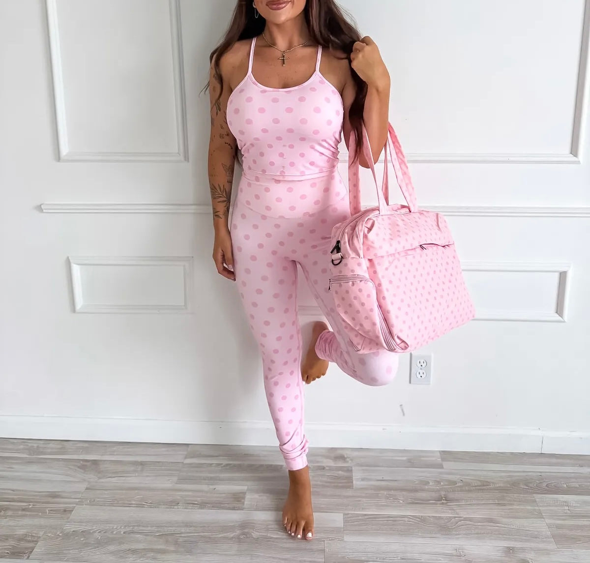 Preorder Pastel Polka Dot Brami & Leggings