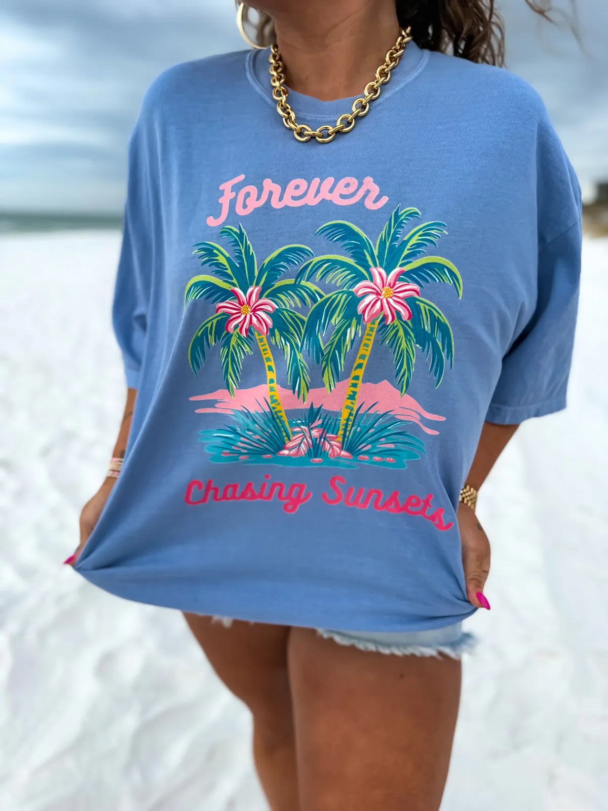 Vintage Forever Chasing Sunsets Tee