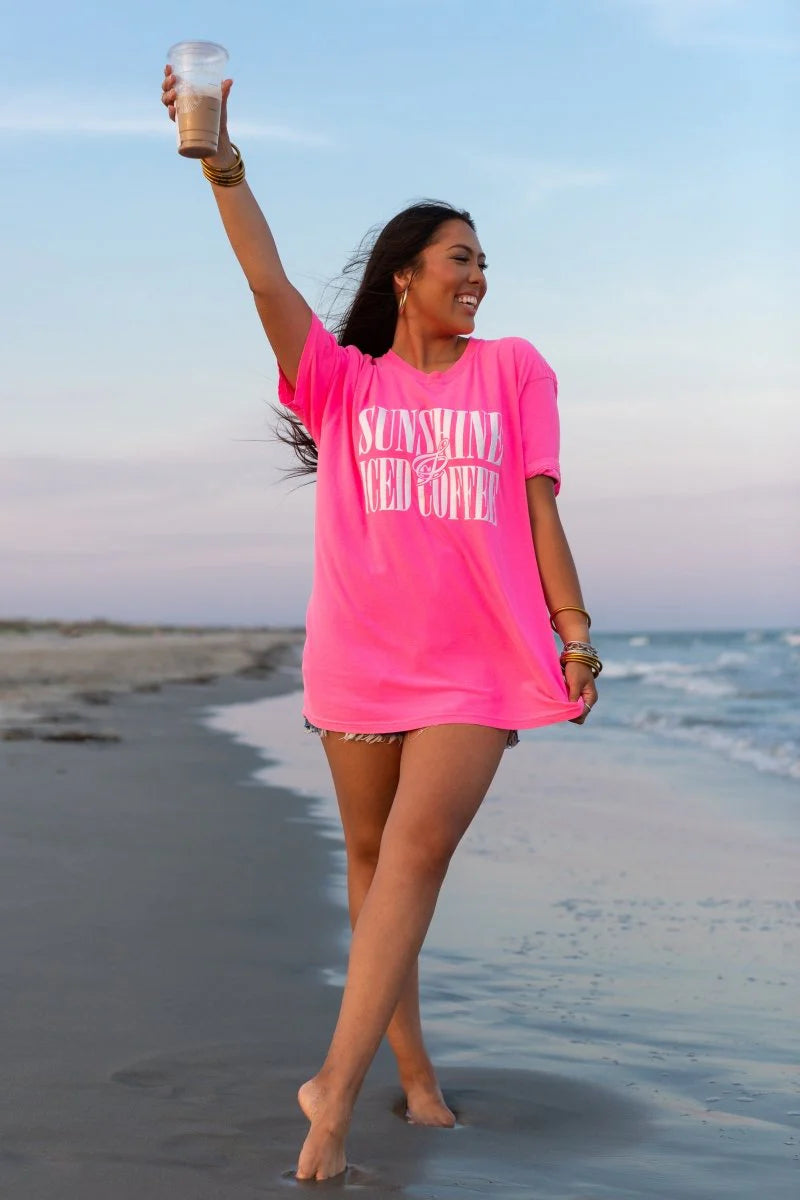 Sunshine & Iced Coffee Puff Tee