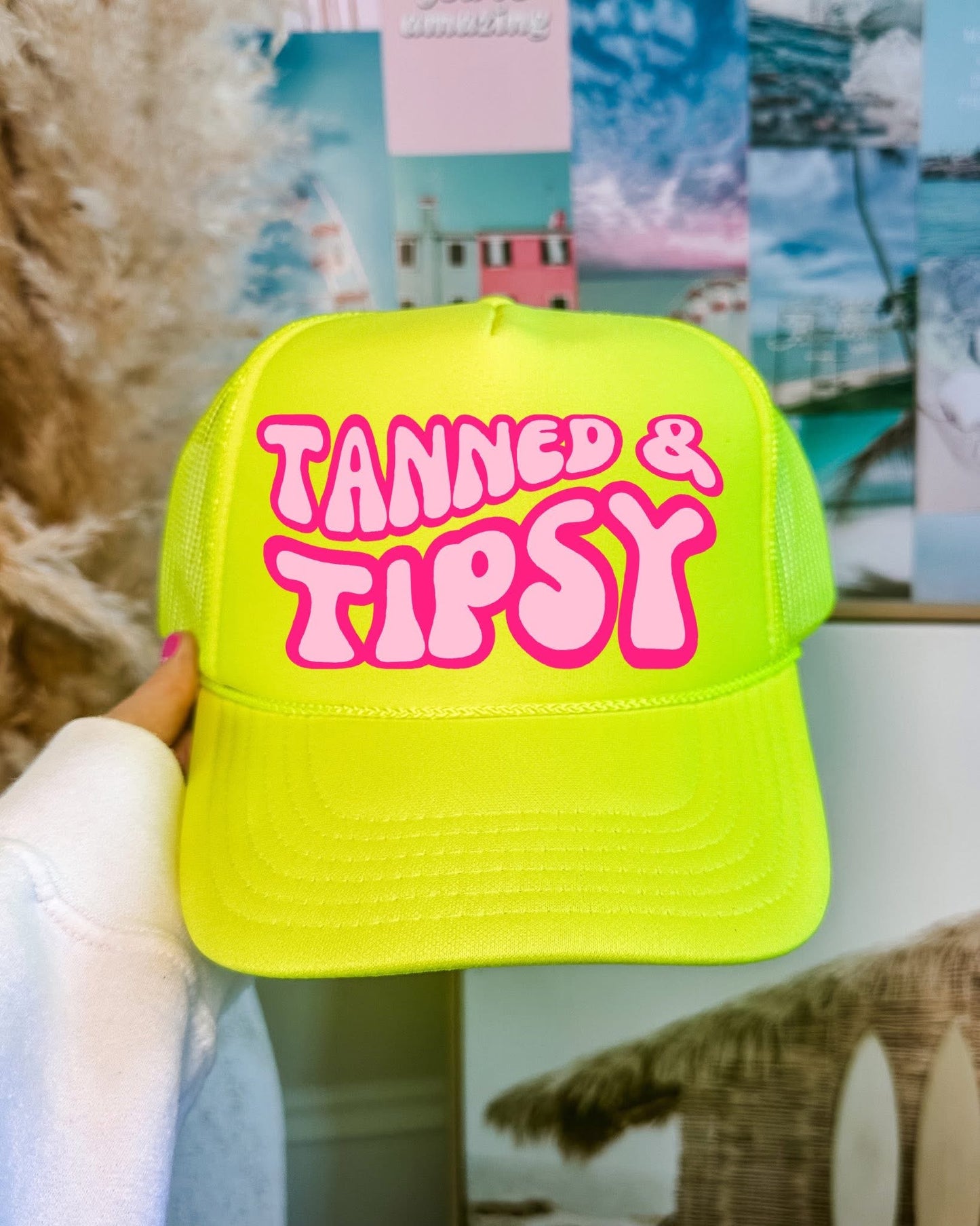 Tanned & Tipsy Trucker Hat