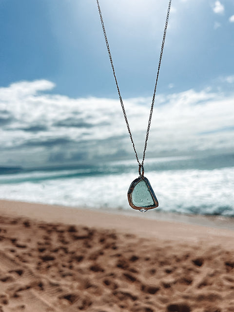 See Through Seaglass Necklace