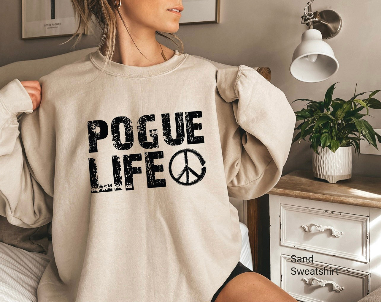 Pogue Life Peace Sign Tee/Sweatshirt