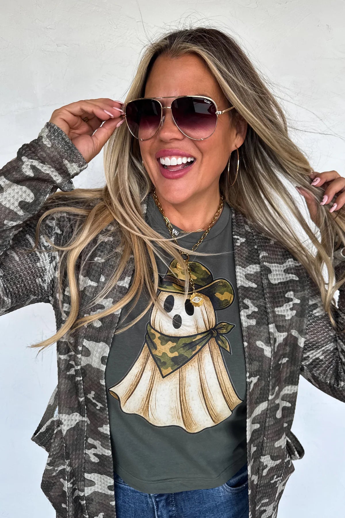 PREORDER Camo Cardigan