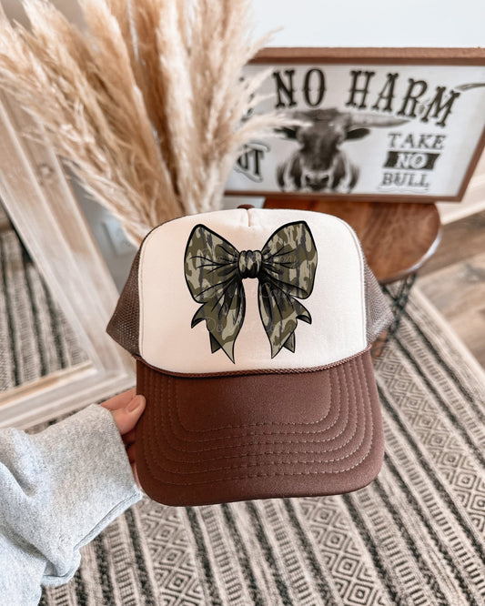 Camo Bow Hats