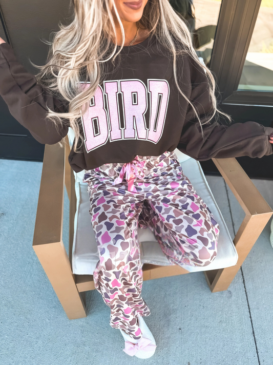 PREORDER Pink Duck Camo Stretchy Lounge Pants