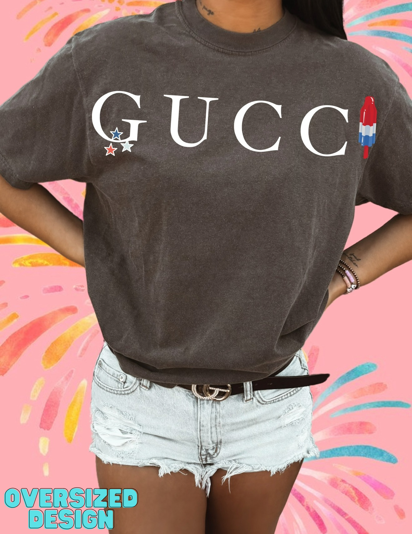 Summer Popsicle Black Tee/Sweatshirt